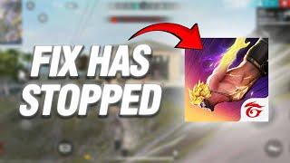 How To Fix Free Fire Has Stopped | Final Solution