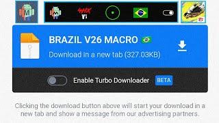 Brazil Aimlock V26 Macro  FF Macrodroid Script ️