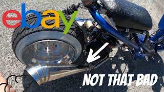 HONDA RUCKUS EBAY EXHAUST  GY6 SWAP EP 7