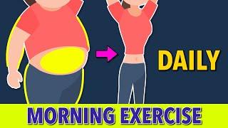 25 Min Simple Morning Exercise – Daily Weight Loss Workout Routine
