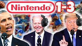 US Presidents Play Nintendo Games 1-3