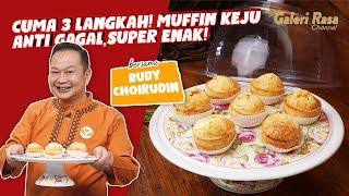 RUDY CHOIRUDIN | CUMA 3 LANGKAH! MUFFIN KEJU ANTI GAGAL, SUPER ENAK! ~ KUE MUFFIN KEJU TAPIOKA