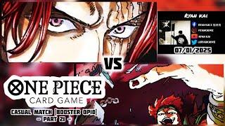 One Piece Card Game Casual Match Booster OP10 (Part 21) - Shanks vs Eustass "Captain" Kid