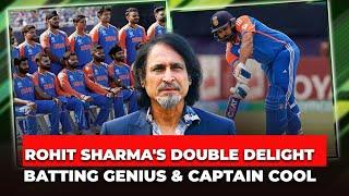 Rohit Sharma's Double Delight | Batting Genius & Captain Cool | Ramiz Speaks