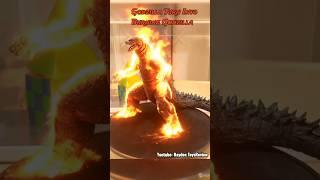 Godzilla Turn Into Burning Godzilla #godzilla #shorts