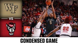 Wake Forest vs. NC State Condensed Game | 2024-25 ACC Women's Basketball