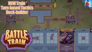 Destroy Enemy Train Stations in this New Grid Based Deck-builder | Battle Train Preview