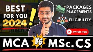 MCA vs MSc CS? MCA From NIT vs MSc CS from IIT Placements and Jobs? #mca #MScCS #mcajobs