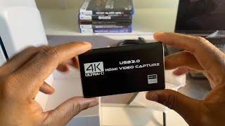 How To Setup A Gaming Capture Card for PS5 (PlayStation 5)|CHEAP 4K Capture Card (Unboxing & Review)