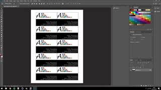 How to Print business cards using Photoshop CC
