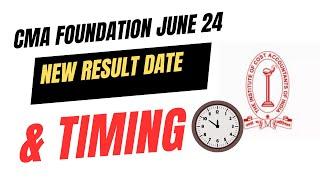 OFFICIAL Announcement by ICMAI | CMA foundation June 2024 New Result Date & Timing