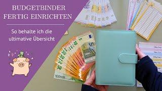 Budgetbinder einrichten & Cash Stuffing | Bargeld Ja / Nein? | Mein System für eine gute Übersicht