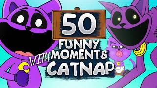 50 Funny Moments with CATNAP | Smiling Critters with Poppy Playtime | Animation