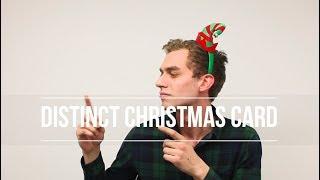 Model Christmas Card | Happy Christmas from Distinct!