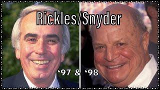 Two Don Rickles & Tom Snyder Interviews: (1997 & 1998)