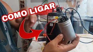 Como fazer a ligação do capacitor ao compressor do ar condicionado