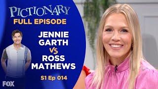 Press Play! | Pictionary Game Show - Full Episode: Jennie Garth vs Ross Mathews (S1, Ep 14)