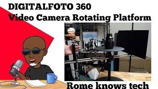 DIGITALFOTO 360 Video Camera Rotating Platform - Rome Knows Tech