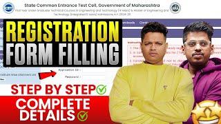 Engineering Registration form filling MOST DETAILED VIDEO - Step by Step all Documents - MHTCET  ASC