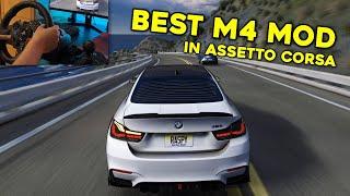 The Best Looking BMW M4 Mod in Assetto Corsa I Steering Wheel Gameplay