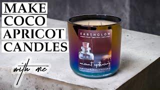 Make XL Coco Apricot Candles with me | *new favorite wax??*