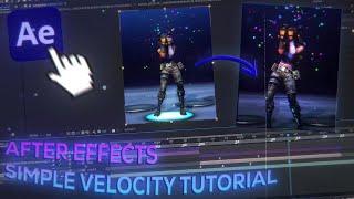 Simple Velocity Edit Tutorial (After Effects)