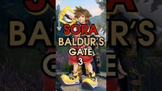 how to build SORA in Baldur's Gate 3 in 1min! - Warlock/Fighter build #baldursgate3 #kingdomhearts