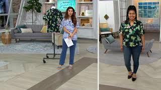 Tolani Collection Abstract Shirt on QVC
