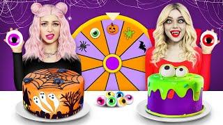 CHALLENGE: Decoriamo la torta di Halloween|Sfida con dolci SPETTRALI!|Mukbang mega divertente|RATATA