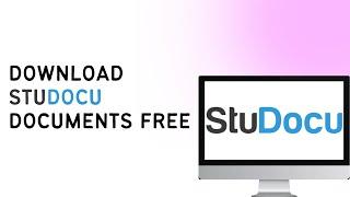 How To Download Studocu Documents For Free 2024 | New Method