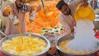 SLICE MILK SHAKE | Refreshing Crushed ICE SLICE JUICE | Summer Street Drink Slice Doodh Soda