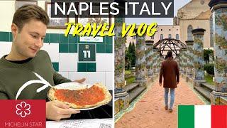 Eating MICHELIN STAR Naples Pizza & Visiting Santa Chiara | Naples Italy Travel Vlog 2022