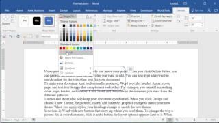 Set Default Appearance for Shapes in MS Word