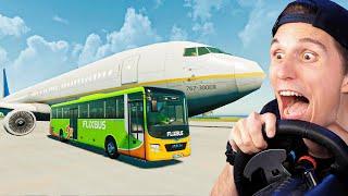 Flixbus fährt übers ROLLFELD | Fernbus Simulator