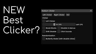 NEW Best AutoClicker for Minecraft? (Radium Clicker)