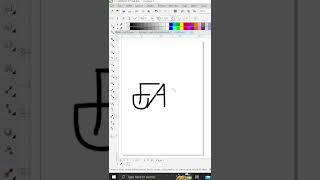 Design Logo nama Fuad