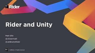 Unity Development with Rider