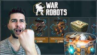 SPENDING 1,000+ KEYS ON CHESTS! FIRST EVER CHEST OPENING! | War Robots