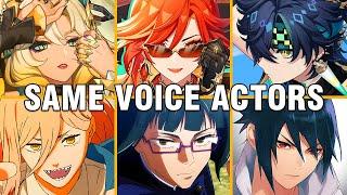 Genshin Impact ALL NATLAN Characters Japanese Dub Voice Actors Seiyuu Same Anime Characters