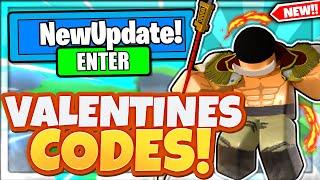 ALL NEW SECRET *VALENTINES UPDATE* CODES In Roblox Last Pirates!