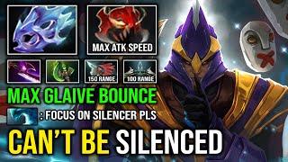 CAN'T BE SILENCED Parasma Moon Shard Max Attack Speed Unlimited Glaive Bounce Silencer Dota 2