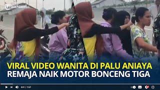 Viral Video Wanita di Palu Aniaya Remaja Naik Motor Bonceng Tiga, Polisi Segera Panggil Pelaku