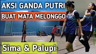 PERHATIKAN!! Cara Bermain Ganda Bulutangkis Putri Ini Bikin Melonggo