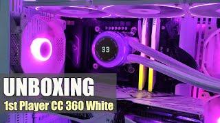 1st Player CC 360 ARGB Liquid Cooler (white) | Unboxing & Installation