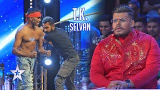 ජනයි ප්‍රියයි ධනුයි සෙල්වන්ට නෙලයි..   | T.K Selvan | Sri Lanka's Got Talent | Sirasa TV