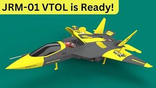 JRM-01V50  3D-Print RC VTOL Jet in Action