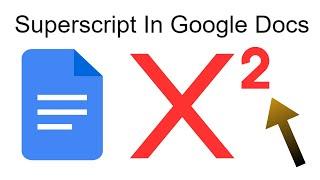 How to Add Superscript Text in Google Docs