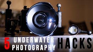 5 Underwater Photo HACKS in 120 SECONDS!!