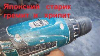 Шуруповёрт Makita 6271D сильно гремит - ремонт.