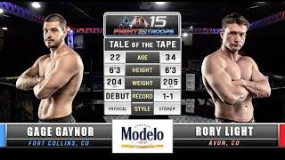 SPARTA AVM15: GAGE GAYNOR vs RORY LIGHT